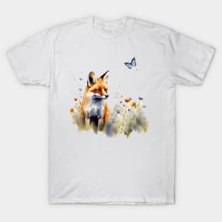 Fox in a Meadow T-Shirt